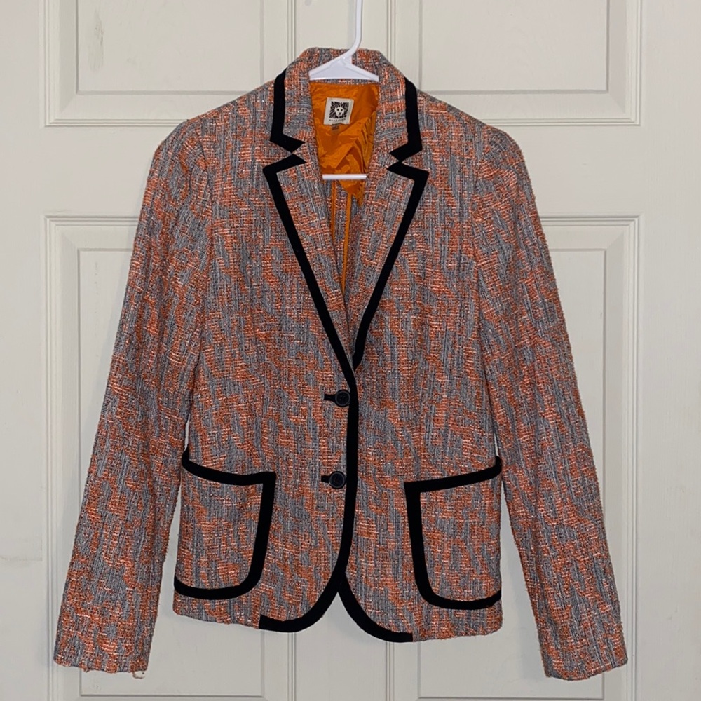Anne Klein Halloween Tweed Blazer NWOT